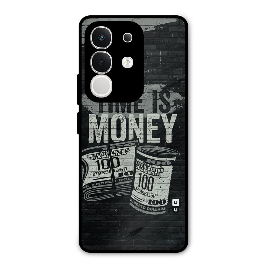 Time Is Money Metal Back Case for iQOO Z10x