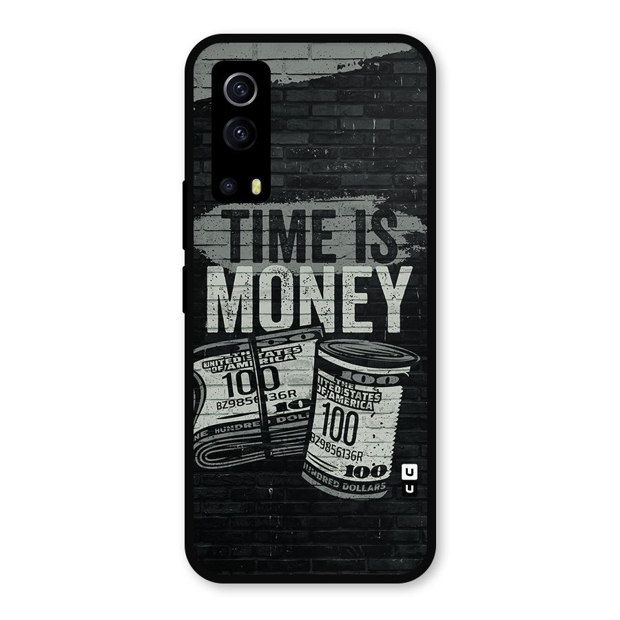 Time Is Money Metal Back Case for iQOO Z3