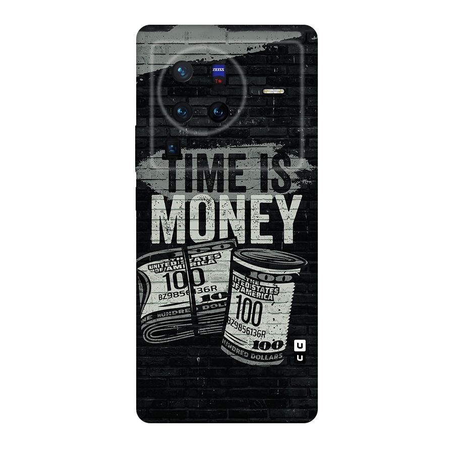 Time Is Money Original Polycarbonate Back Case for Vivo X80