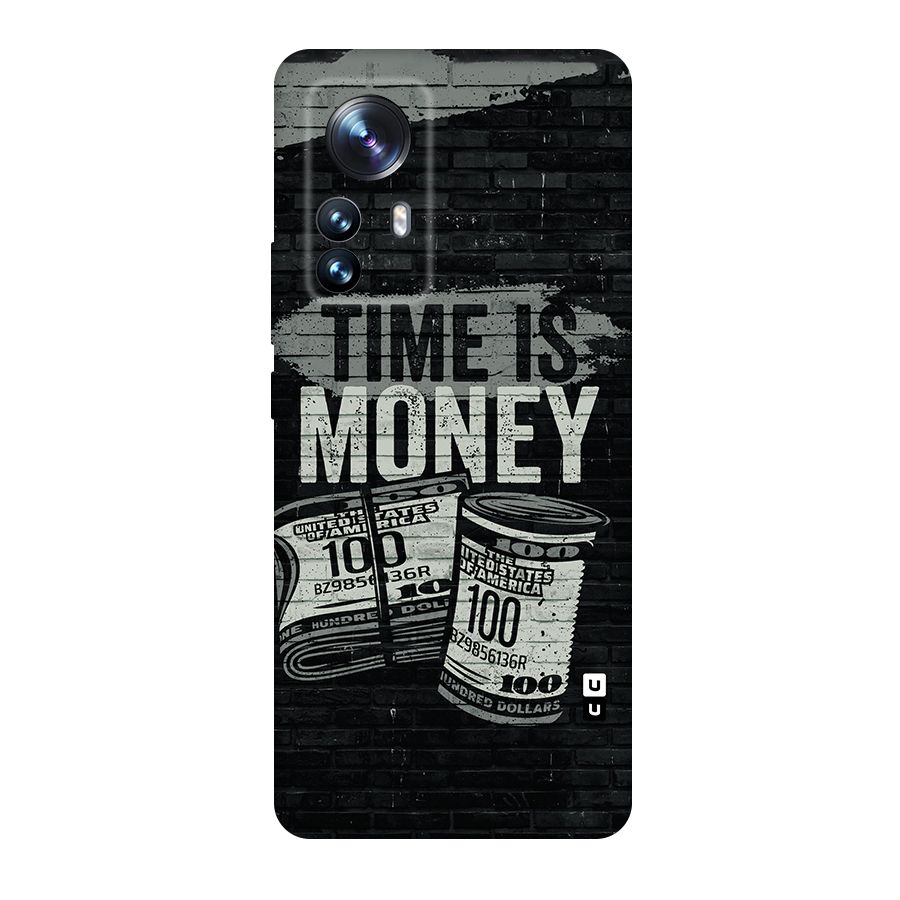 Time Is Money Original Polycarbonate Back Case for Xiaomi 12 Pro