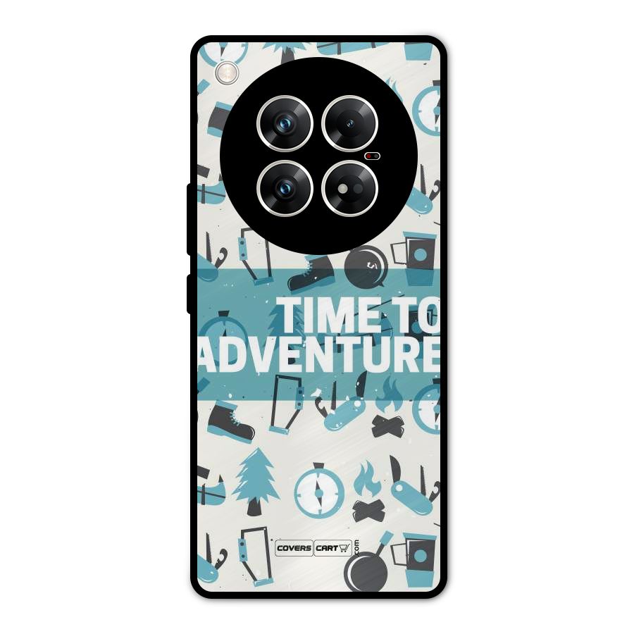 Time To Adventure Blazing Blue Metal Back Case for Infinix Zero 40 5G