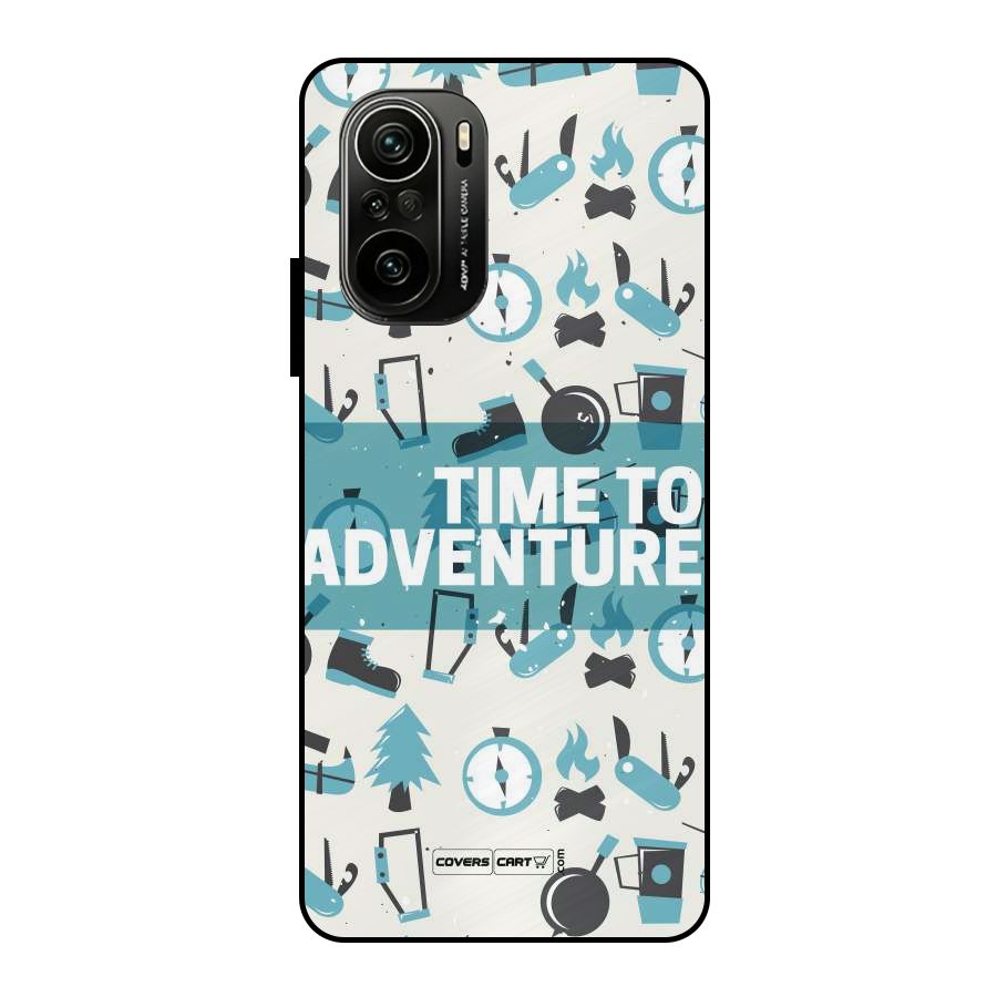 Time To Adventure Blazing Blue Metal Back Case for Mi 11x