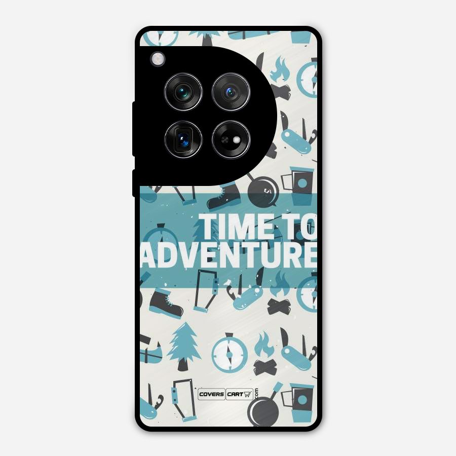 Time To Adventure Blazing Blue Metal Back Case for OnePlus 12