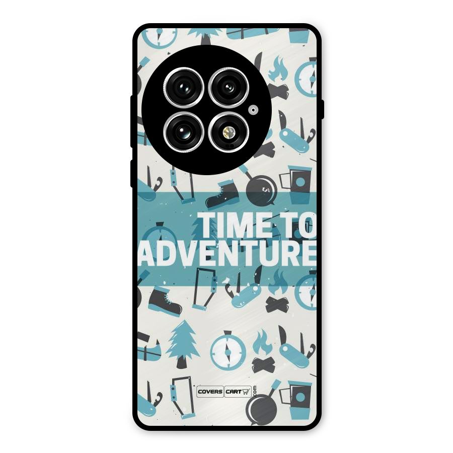 Time To Adventure Blazing Blue Metal Back Case for OnePlus 13