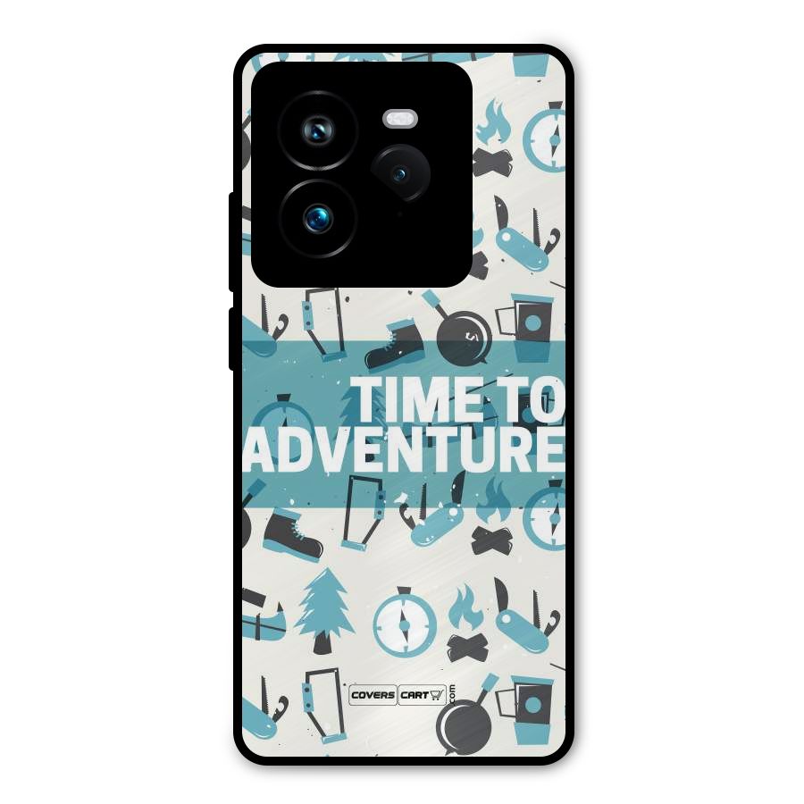 Time To Adventure Blazing Blue Metal Back Case for Realme GT 7 Pro