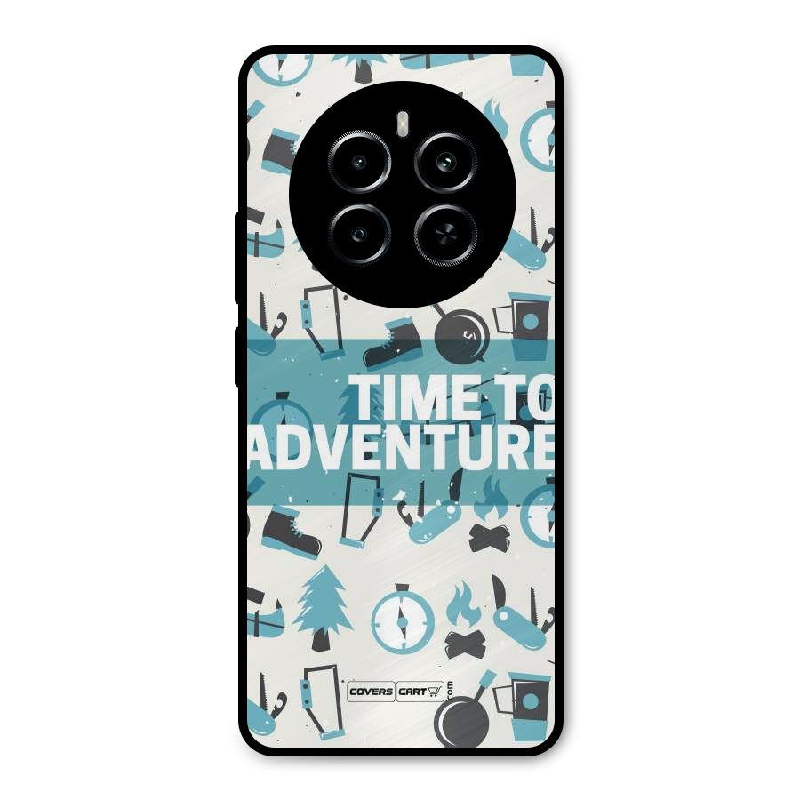 Time To Adventure Blazing Blue Metal Back Case for Realme P1