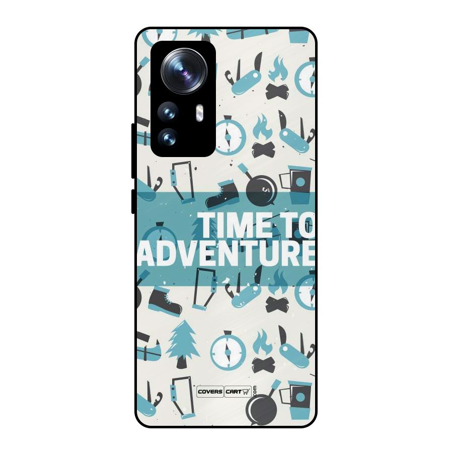 Time To Adventure Blazing Blue Metal Back Case for Xiaomi 12 Pro