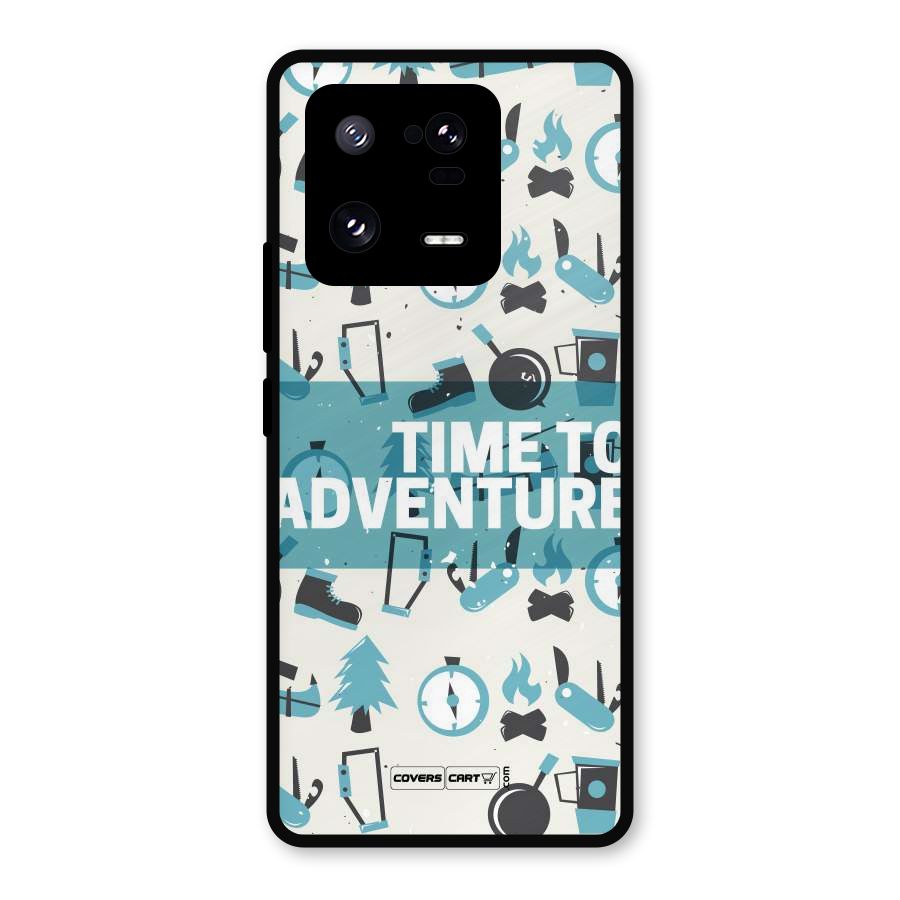 Time To Adventure Blazing Blue Metal Back Case for Xiaomi 13 Pro