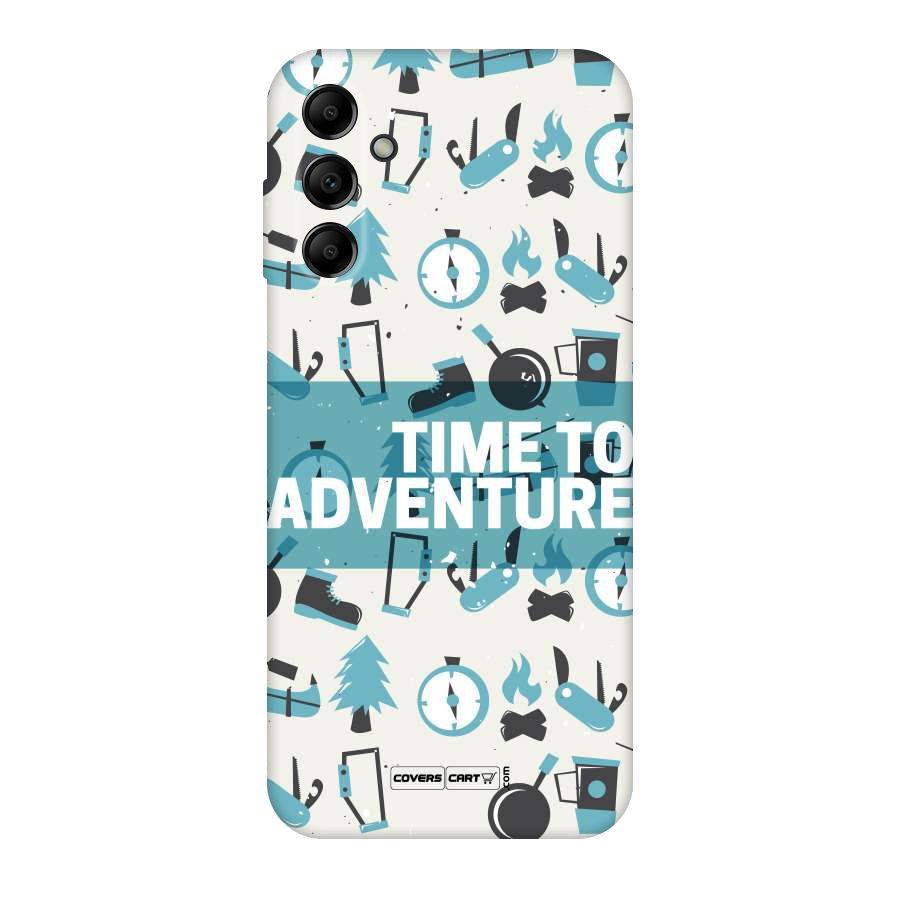 Time To Adventure Blazing Blue Original Polycarbonate Back Case for Galaxy A14 5G