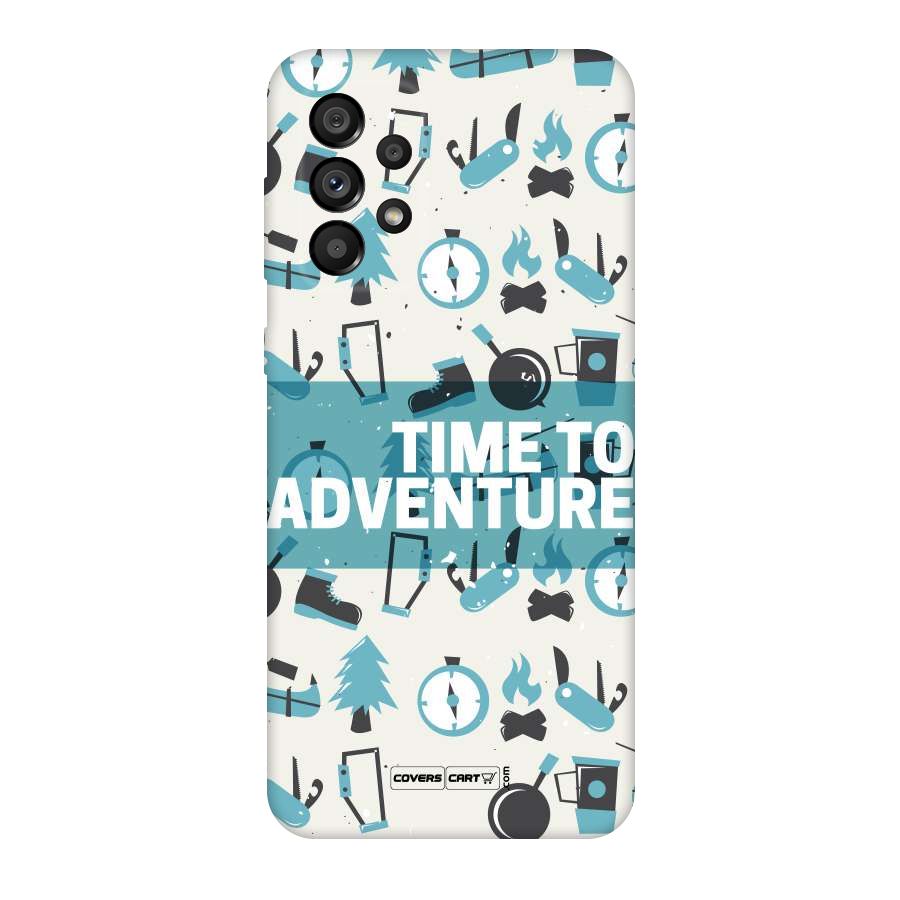 Time To Adventure Blazing Blue Original Polycarbonate Back Case for Galaxy A73 5G