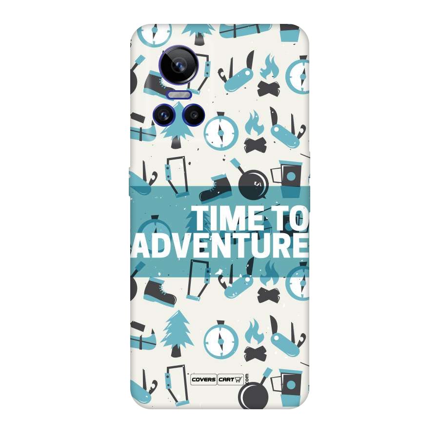 Time To Adventure Blazing Blue Original Polycarbonate Back Case for Realme GT Neo 3