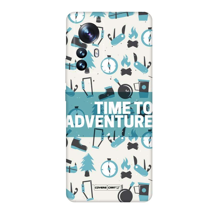 Time To Adventure Blazing Blue Original Polycarbonate Back Case for Xiaomi 12 Pro