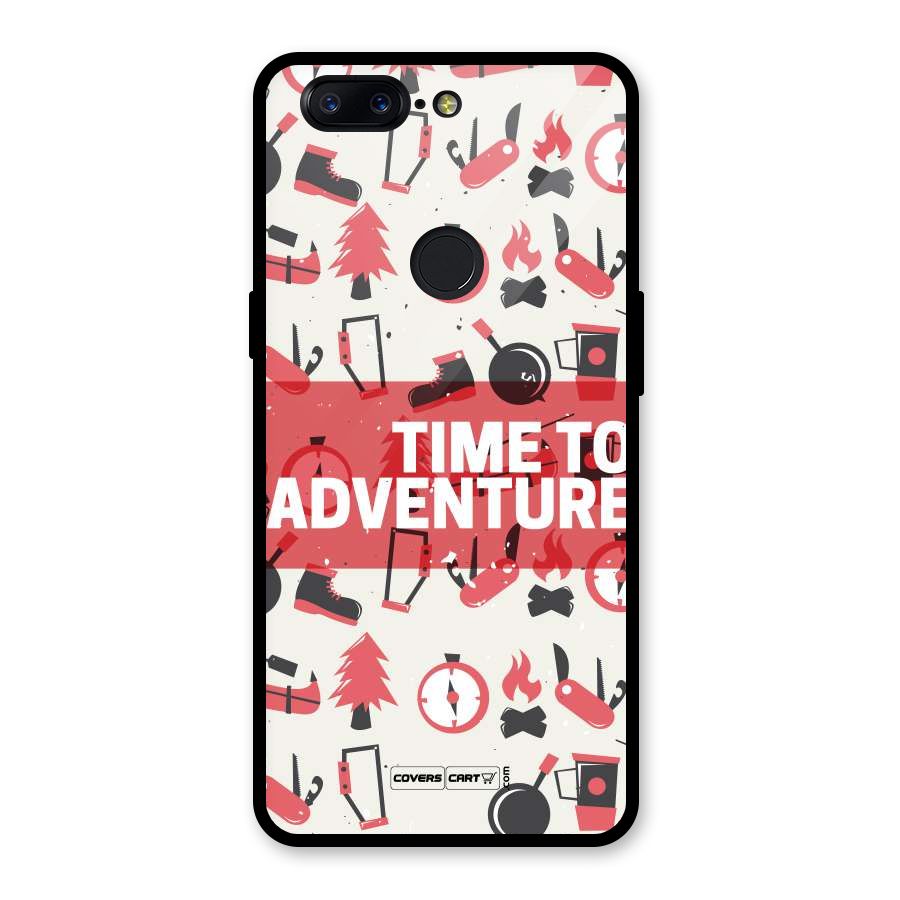 Time To Adventure Radiant Red Glass Back Case for OnePlus 5T