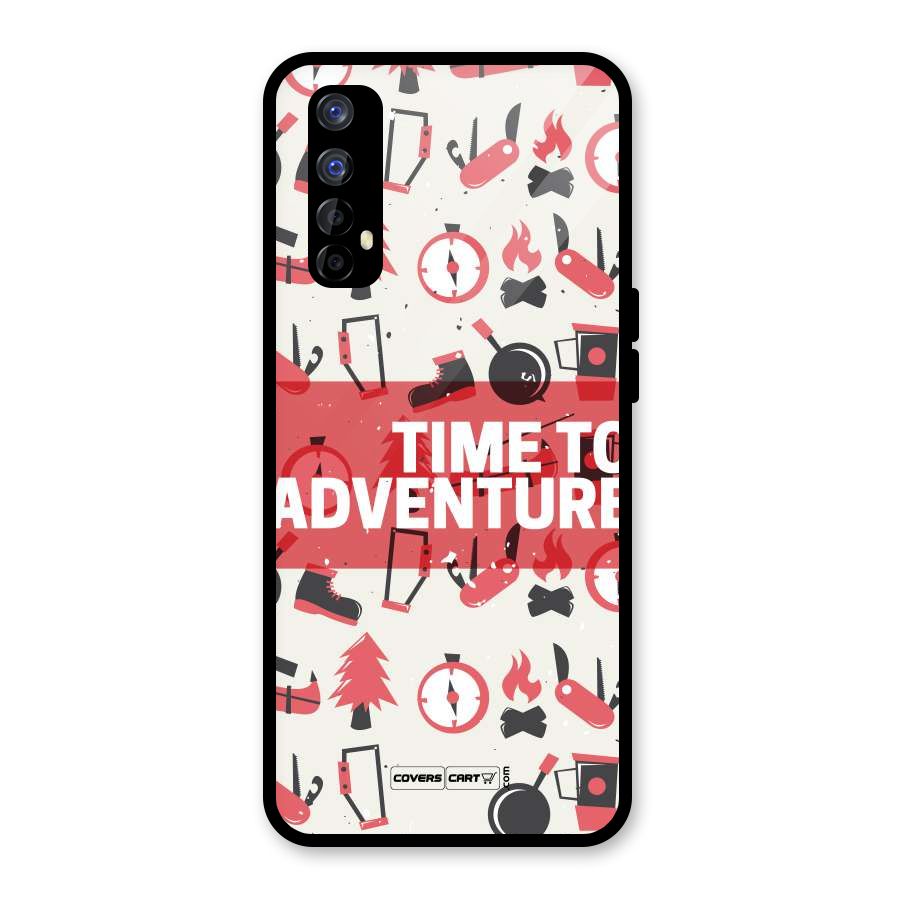 Time To Adventure Radiant Red Glass Back Case for Realme Narzo 20 Pro