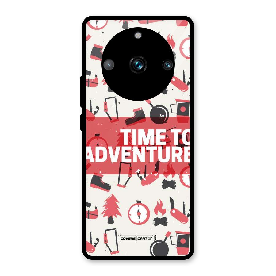 Time To Adventure Radiant Red Glass Back Case for Realme Narzo 60 Pro