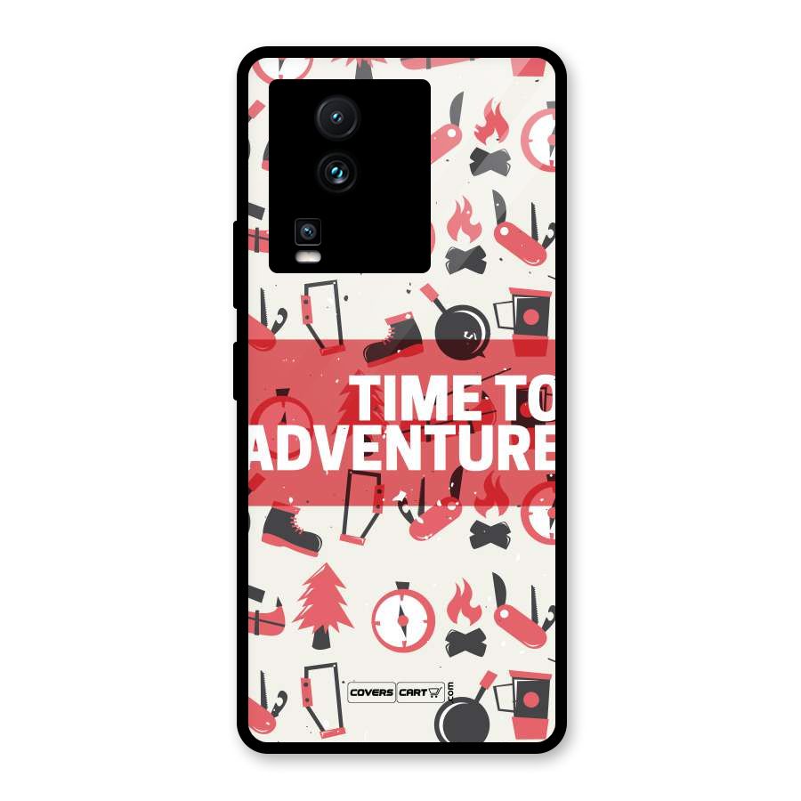 Time To Adventure Radiant Red Glass Back Case for Vivo iQOO Neo 7 Pro