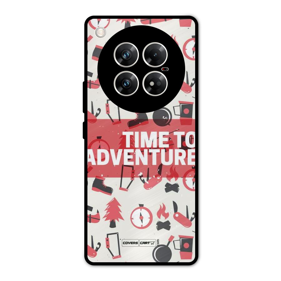 Time To Adventure Radiant Red Metal Back Case for Infinix Zero 40 5G
