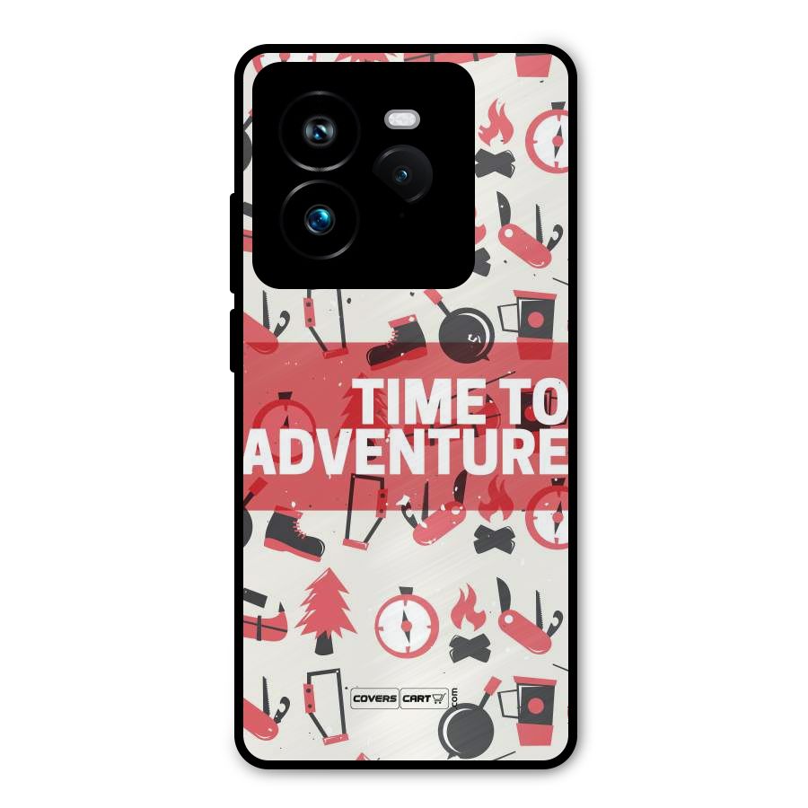 Time To Adventure Radiant Red Metal Back Case for Realme GT 7 Pro
