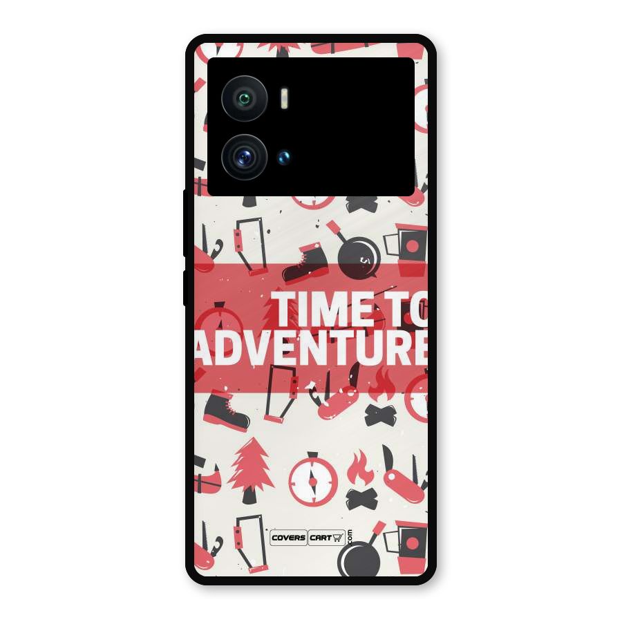 Time To Adventure Radiant Red Metal Back Case for iQOO 9 Pro