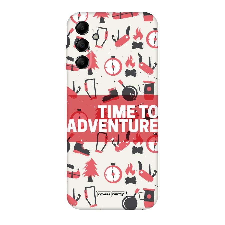Time To Adventure Radiant Red Original Polycarbonate Back Case for Galaxy A14 5G
