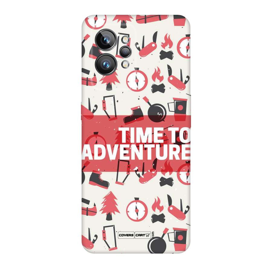 Time To Adventure Radiant Red Original Polycarbonate Back Case for Realme GT2 Pro