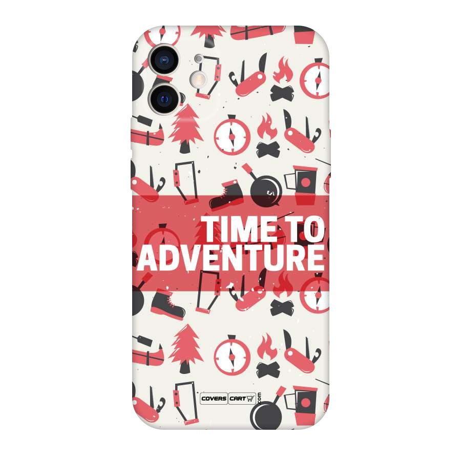 Time To Adventure Radiant Red Original Polycarbonate Back Case for iPhone 12