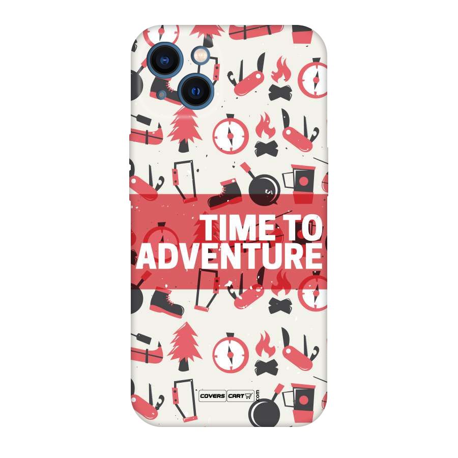 Time To Adventure Radiant Red Original Polycarbonate Back Case for iPhone 13