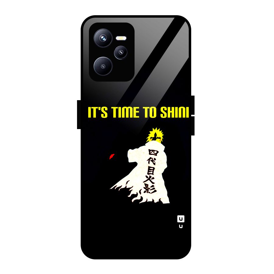 Time To Shine Glass Back Case for Realme C35