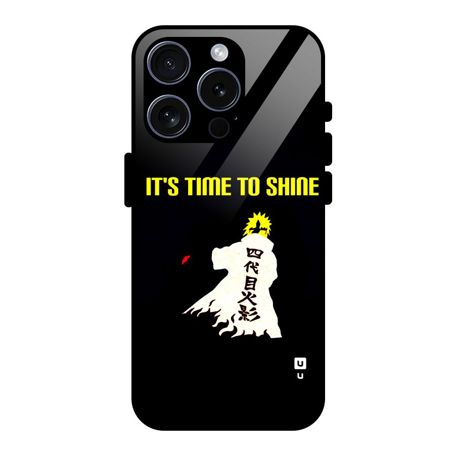 Time To Shine Glass Back Case for iPhone 15 Pro