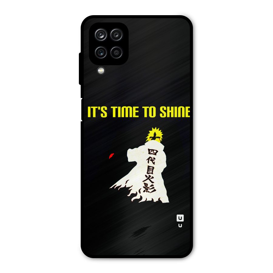 Time To Shine Metal Back Case for Galaxy A12
