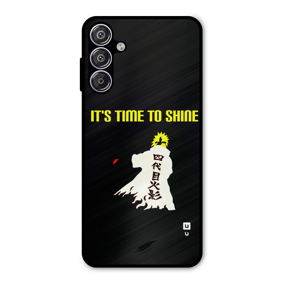 Time To Shine Metal Back Case for Galaxy M15