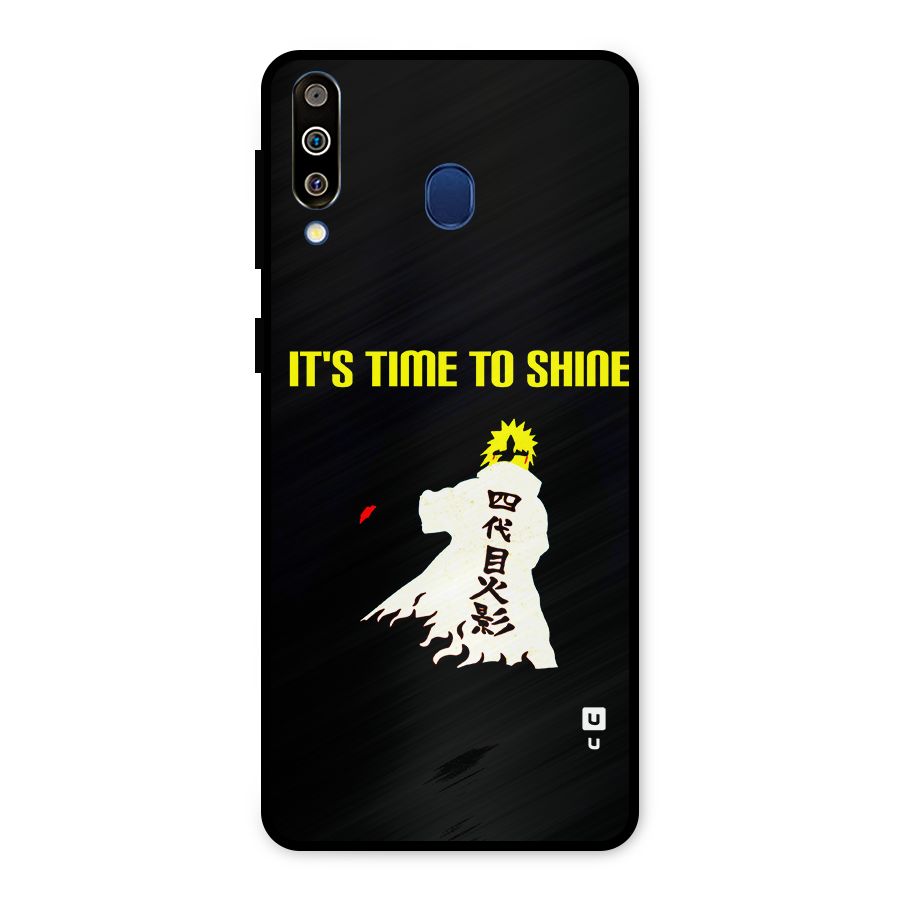 Time To Shine Metal Back Case for Galaxy M30