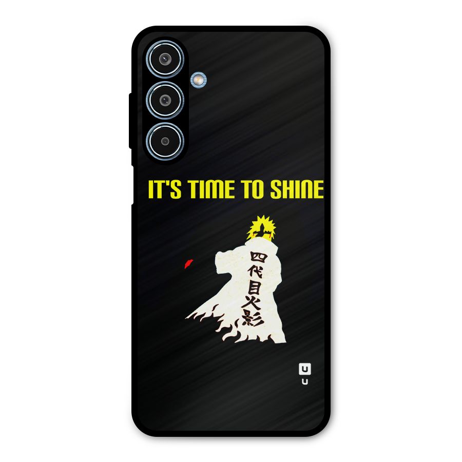 Time To Shine Metal Back Case for Galaxy M35