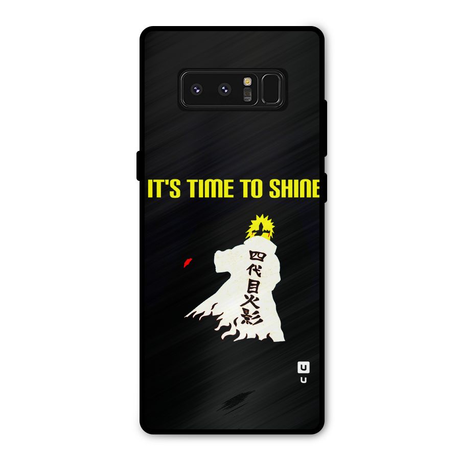 Time To Shine Metal Back Case for Galaxy Note 8