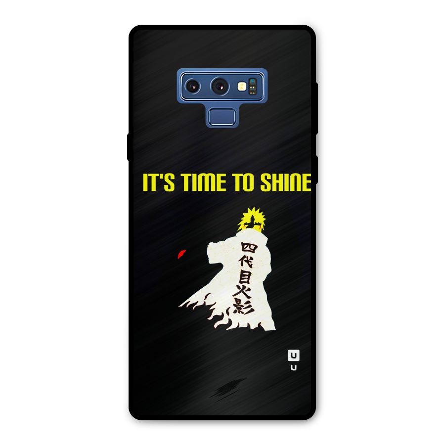 Time To Shine Metal Back Case for Galaxy Note 9