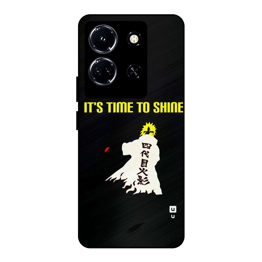 Time To Shine Metal Back Case for Infinix Note 30 5G