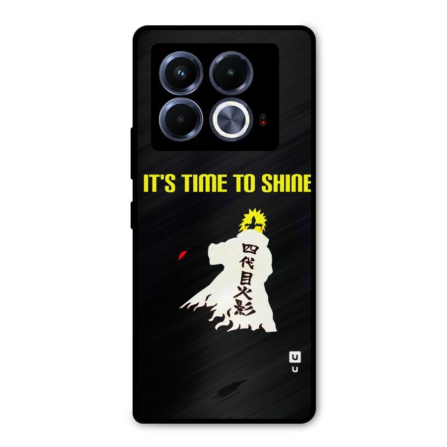 Time To Shine Metal Back Case for Infinix Note 40 5G