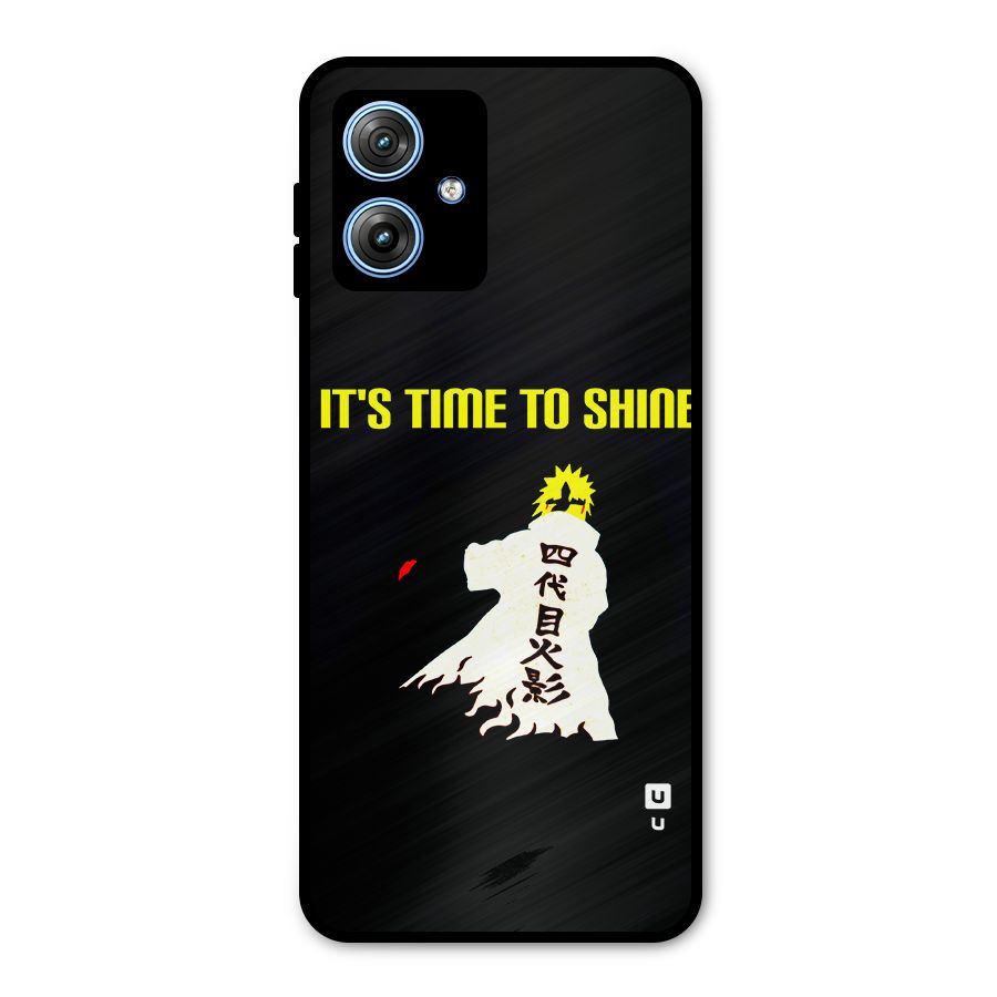 Time To Shine Metal Back Case for Moto G54