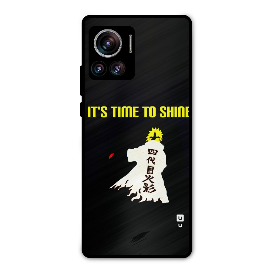 Time To Shine Metal Back Case for Motorola Edge 30 Ultra