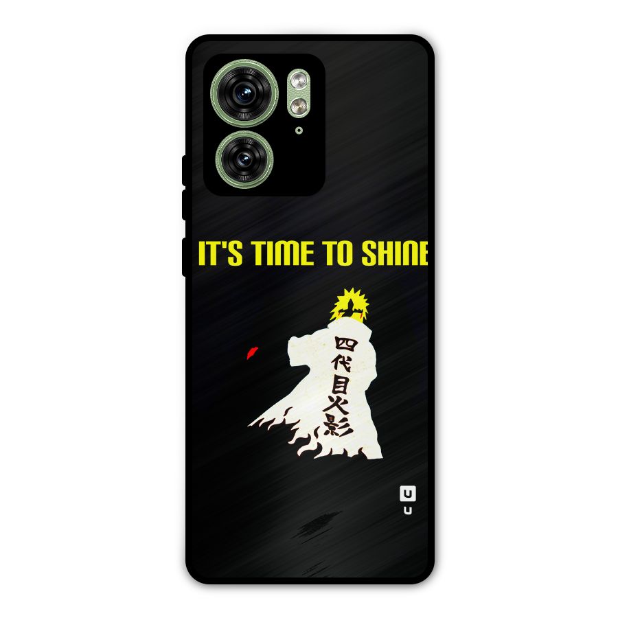 Time To Shine Metal Back Case for Motorola Edge 40 5G