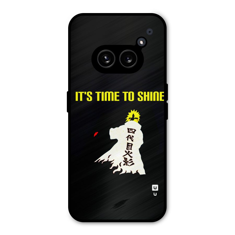 Time To Shine Metal Back Case for Nothing Phone 2a Plus