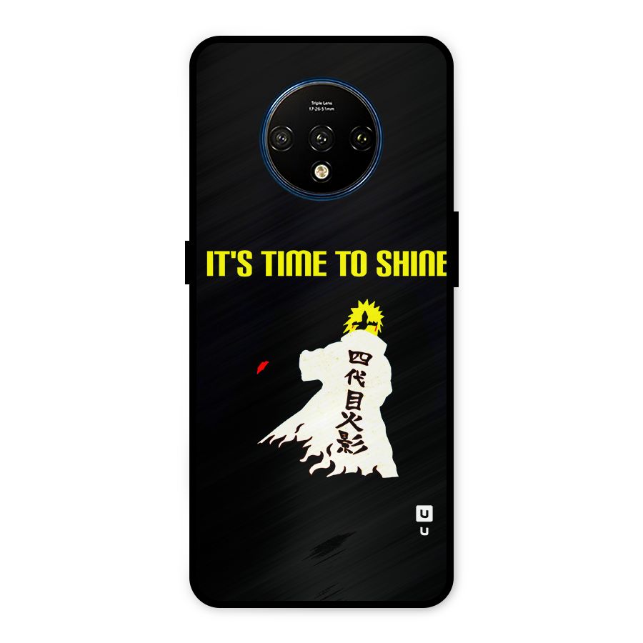 Time To Shine Metal Back Case for OnePlus 7T