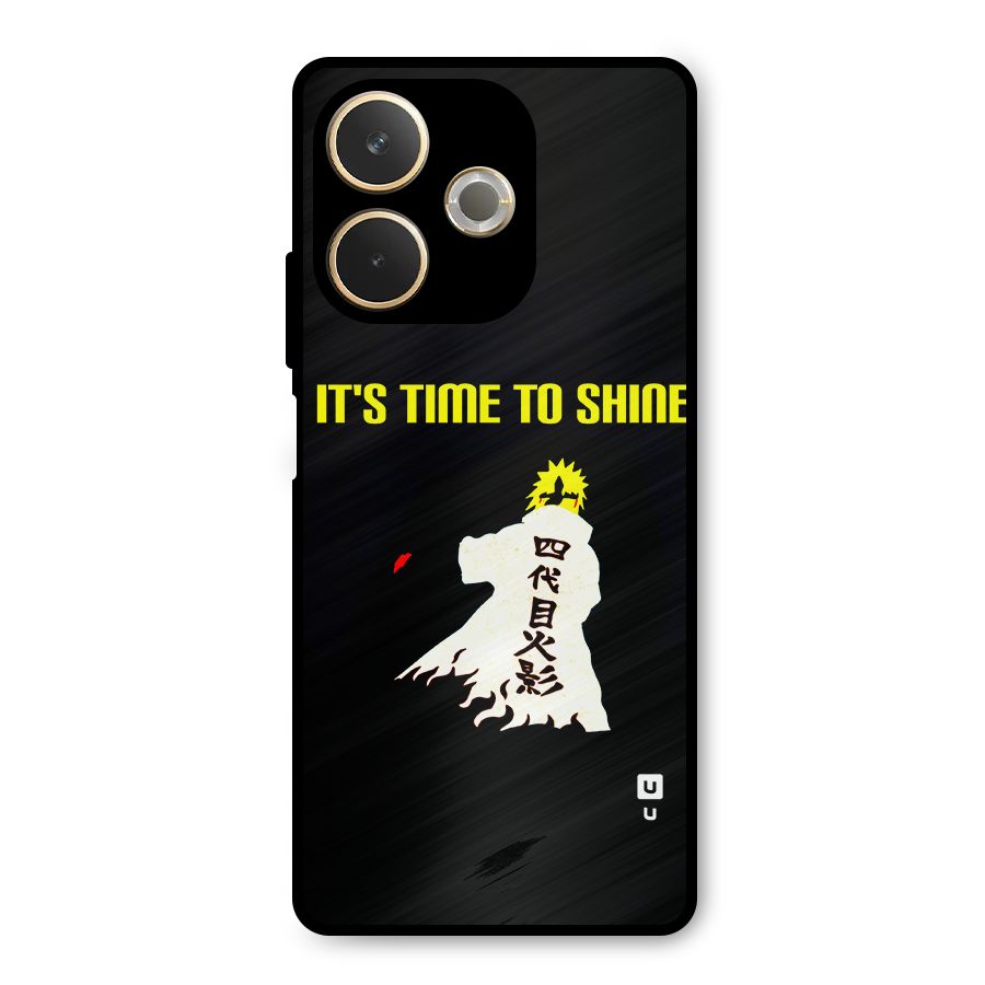 Time To Shine Metal Back Case for Oppo A5 Pro