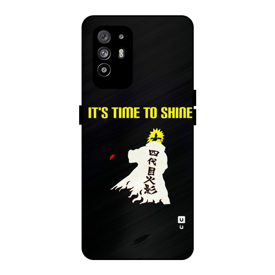 Time To Shine Metal Back Case for Oppo F19 Pro Plus 5G