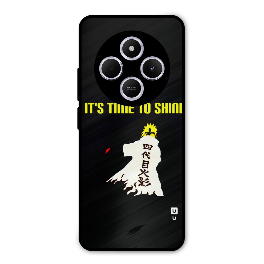 Time To Shine Metal Back Case for Poco C75 5G