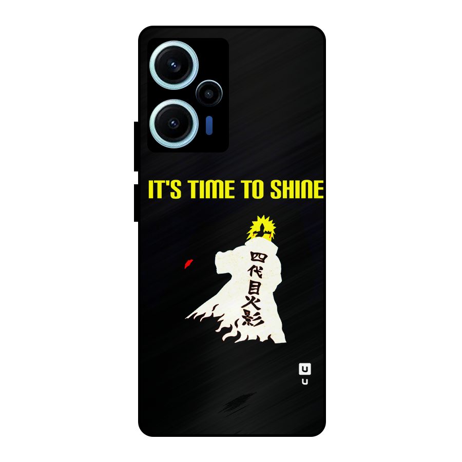 Time To Shine Metal Back Case for Poco F5