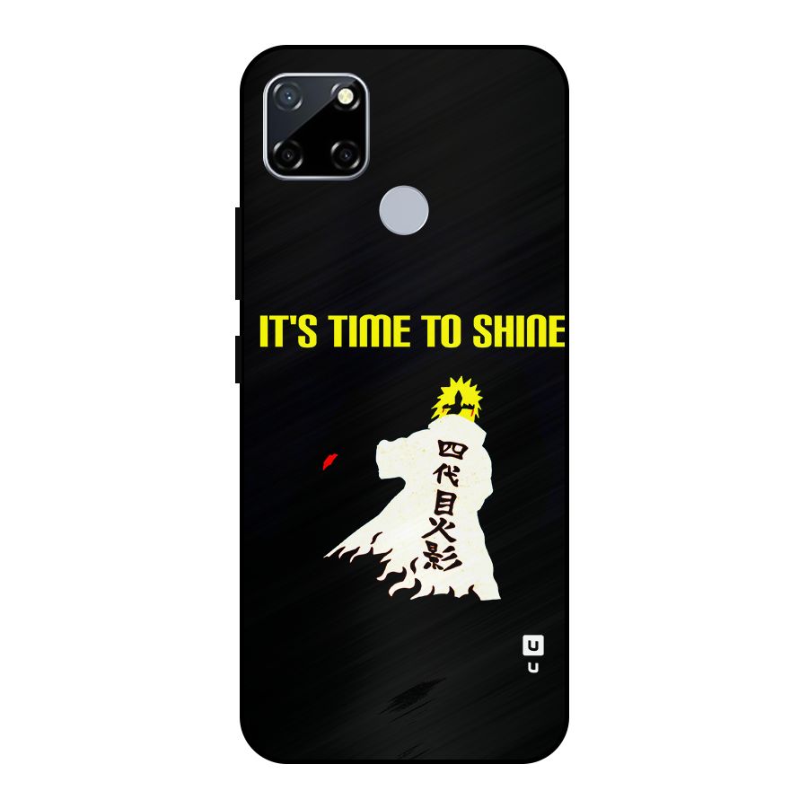 Time To Shine Metal Back Case for Realme Narzo 20