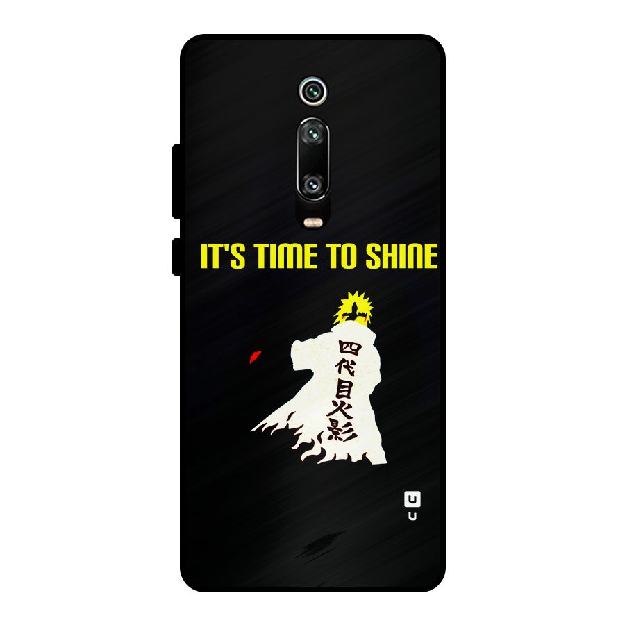 Time To Shine Metal Back Case for Redmi K20
