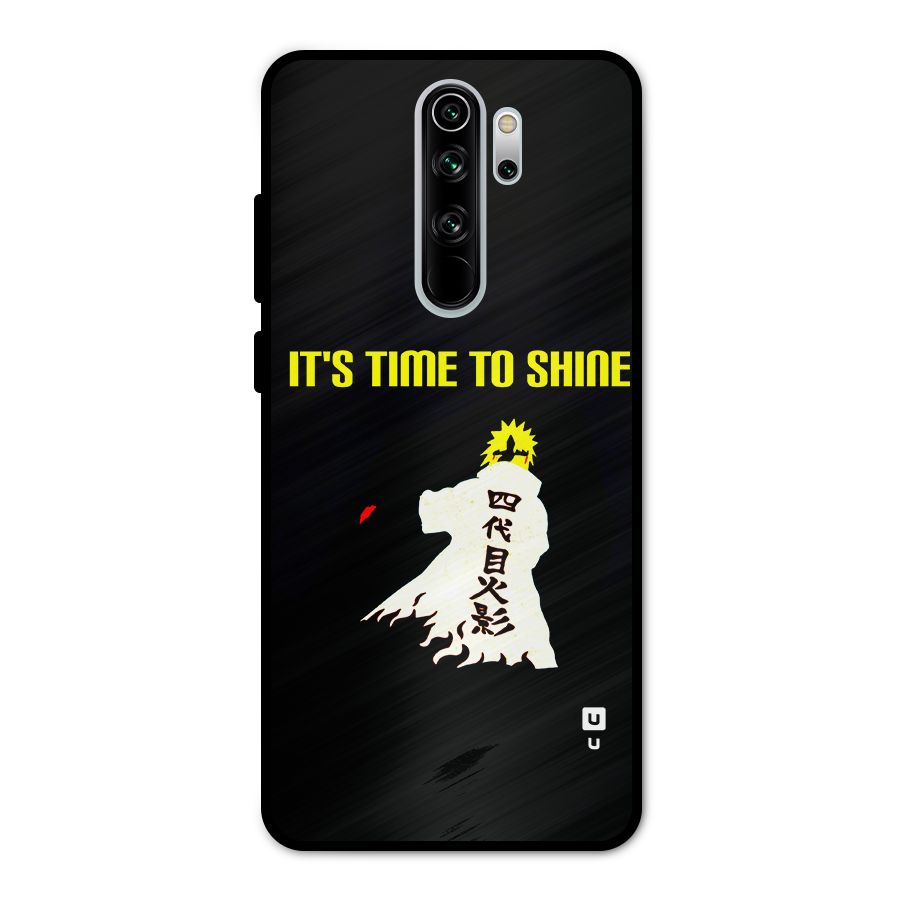 Time To Shine Metal Back Case for Redmi Note 8 Pro