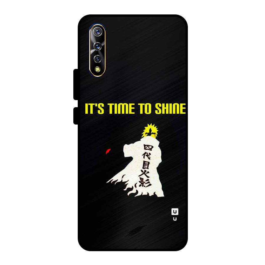 Time To Shine Metal Back Case for Vivo S1